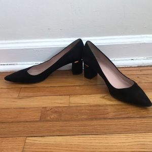 Kate Spade Milan Too Black Suede Pumps 10.5
